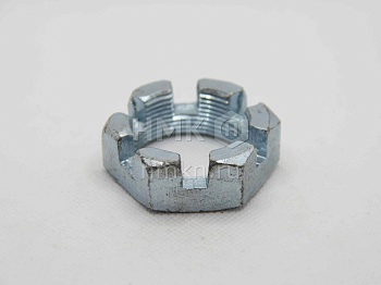 Гайка 303270 М33х1,5 прорезная хвостовика РЗМ ЗИЛ-130 РААЗ корон цинк гайка 303270 п29 м33х1,5 прорезная хвостовика рзм зил-130 рааз в Нижнем Новгороде